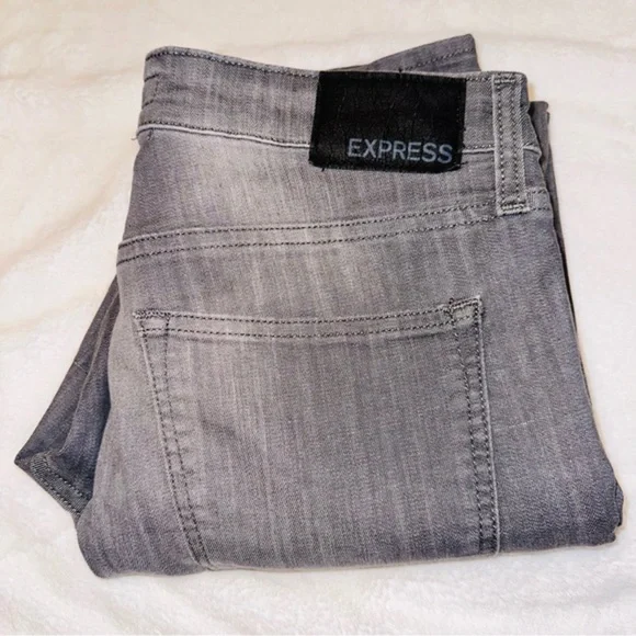 Men’s Express gray denim jeans